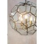 3 Light Geometric Gold Chandelier - Miele