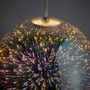 GRADE A1 - Pendant Light with Holographic Glass Design - Stellar