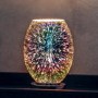 GRADE A1 - Touch Lamp with Holographic Glass & Chrome Plate Finish - Stellar
