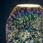 GRADE A1 - Touch Lamp with Holographic Glass & Chrome Plate Finish - Stellar