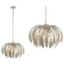 GRADE A1 - Box Opened Delphine Chrome Leaf Pendant Light