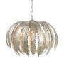 GRADE A1 - Box Opened Delphine Chrome Leaf Pendant Light