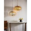GRADE A1 - Box Opened Delphine Chrome Leaf Pendant Light