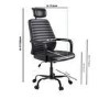 Ergonomic Black Faux Leather Office Chair - Emmanuel