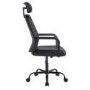 Ergonomic Black Faux Leather Office Chair - Emmanuel
