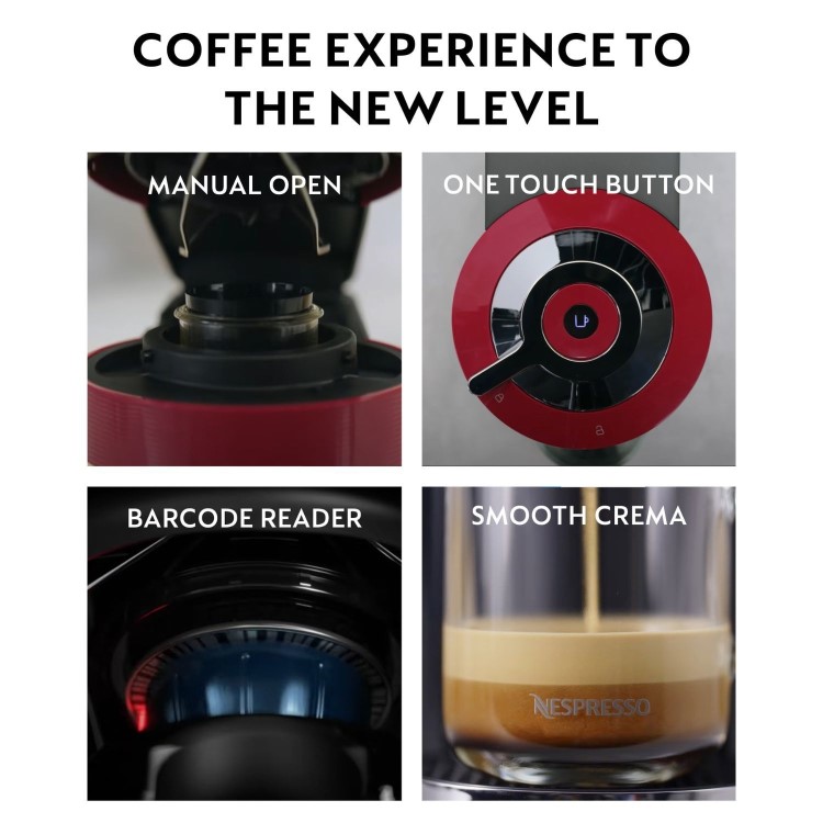Nespresso by Delonghi Vertuo Next Pod Coffee Machine ENV120.GYAE - Grey