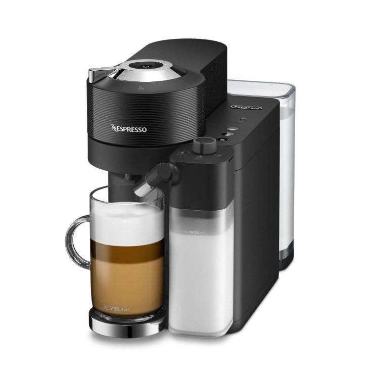 Delonghi Vertuo Lattissima Fully Automatic Nespresso Coffee Machine with Milk Frother - Black