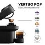 Nespresso by Delonghi Vertuo Pop Pod Coffee Machine ENV90.B - Black