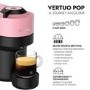 Nespresso by Delonghi Vertuo Pop Pod Coffee Machine ENV90.P - Pink