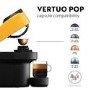 Nespresso by Delonghi Vertuo Pop Pod Coffee Machine ENV90.Y - Yellow