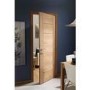 Internal Oak FD30 Fire Door - Unfinished - 1981 x 711 x 44mm - Palermo Essential - XL Joinery