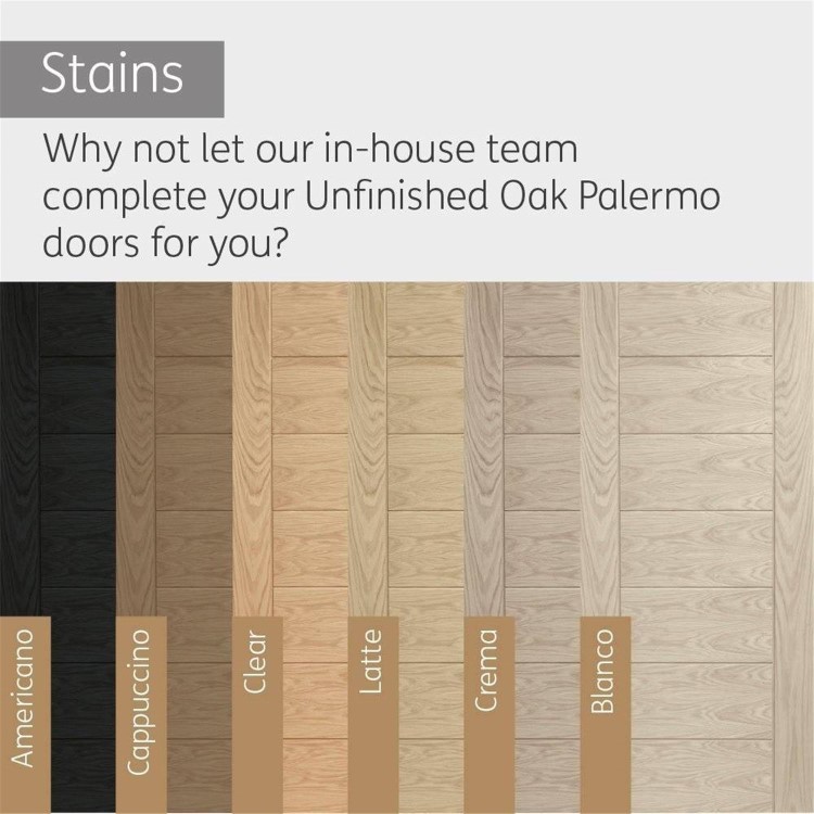 Internal Oak FD30 Fire Door - Unfinished - 2040 x 926 x 44mm - Palermo Essential - XL Joinery