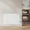 electriQ Wall Mounted Oil Filled Radiator - White