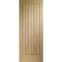Internal Oak Cottage FD30 Fire Door - Unfinished - 1981 x 610 x 44mm - Suffolk Essential - XL Joinery