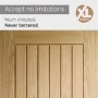Suffolk Essential Internal Oak Fire Door - 1981 x 762 x 44 mm, Unfinished