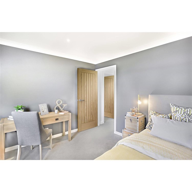 Internal Oak Cottage Door - Unfinished - 2032 x 813 x 35mm - Suffolk Essential - XL Joinery