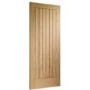 Internal Oak Cottage FD30 Fire Door - Unfinished - 2040 x 626 x 44mm - Suffolk Essential - XL Joinery