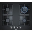EP6A6HB20 Siemens iQ500 60cm Gas on Glass 4 Burner Gas Hob - Black