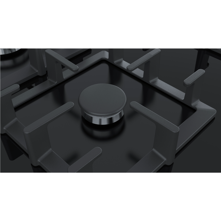 Refurbished Siemens iQ500 EP7A6QB90 75cm Gas on Glass 5 Burner Gas Hob Black