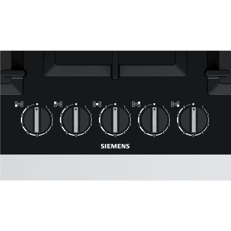 Refurbished Siemens iQ500 EP7A6QB90 75cm Gas on Glass 5 Burner Gas Hob Black