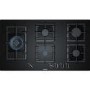 Refurbished Siemens iQ500 EP9A6SB90 90cm 5 Burner Gas-on-glass Hob Black