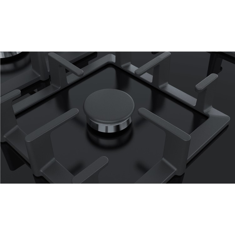 Refurbished Siemens iQ500 EP9A6SB90 90cm 5 Burner Gas-on-glass Hob Black