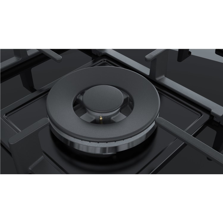 Refurbished Siemens iQ500 EP9A6SB90 90cm 5 Burner Gas-on-glass Hob Black