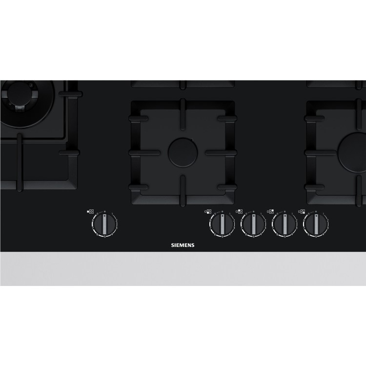 Refurbished Siemens iQ500 EP9A6SB90 90cm 5 Burner Gas-on-glass Hob Black