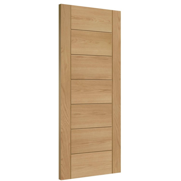 Internal Oak FD30 Fire Door - Pre-Finished - 2032 x 813 x 44mm - Palermo Essential - XL Joinery