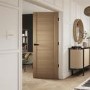 Internal Oak FD30 Fire Door - Pre-Finished - 2032 x 813 x 44mm - Palermo Essential - XL Joinery