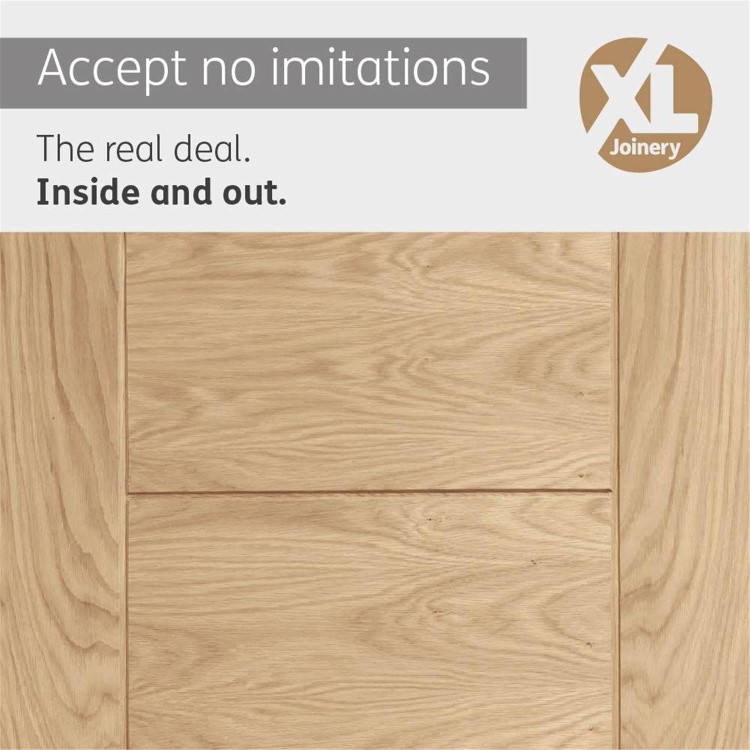 Internal Oak Door - Pre-Finished - 2040 x 526 x 40mm - Palermo Essential - XL Joinery