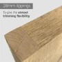 Suffolk Essential Pre-Finished Internal Oak Door - 1981 x 838 x 35 mm, Pre-Finished