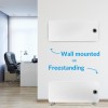 electriQ 2000W Wall Mountable Convector Panel Heater - H430xW920 - White / Silver
