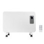 electriQ 1000W Slim Wall Mountable Panel Heater with Thermostat and Weekly Timer - Bathroom Safe
