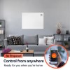 electriQ 550W Wall Mountable Convector Panel Heater H600xW800xD10 - White