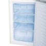 electriQ 246 Litre 50/50 Retro Freestanding Fridge Freezer - Cream