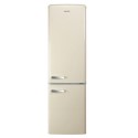 78916400/1/EQ6040RETROCREAMVE Refurbished electriQ 244 Litre 60/40 Retro Freestanding Fridge Freezer - Cream