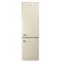 Refurbished electriQ 244 Litre 60/40 Retro Freestanding Fridge Freezer - Cream