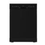 Refurbished electriQ EQ60DWBLACK 12 Place Freestanding Dishwasher Black
