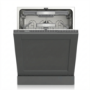 electriQ Series 2 Integrated Dishwasher - C-Rated Black control panel