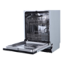 electriQ Series 2 Integrated Dishwasher - D-Rated Black control panel