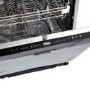 electriQ Series 2 Integrated Dishwasher - D-Rated Black control panel