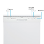 electriQ Freestanding Dishwasher - White