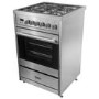 Refurbished electriQ EQ60RANGEPROSS 60cm Dual Fuel Mini Range Cooker Stainless Steel