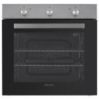 Refurbished electriQ EQBIOLG1SS 60cm Single built In Electric Fan Assisted Oven