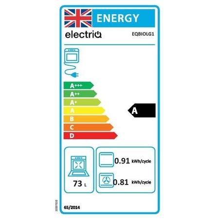 electriQ Plug In Fan Assisted Electric Single Oven - White
