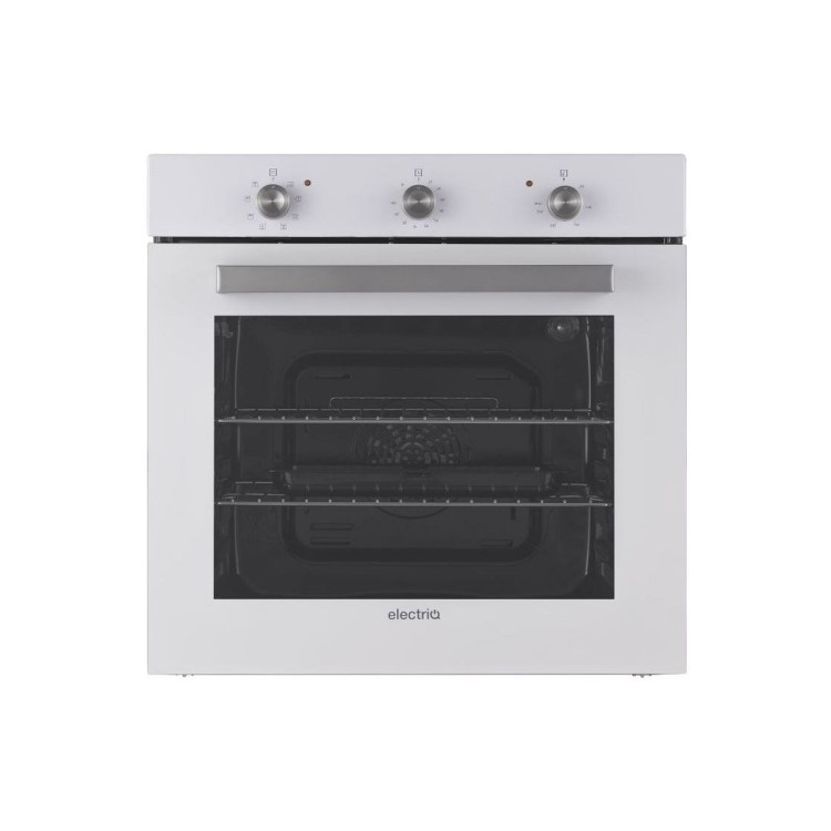 electriQ Plug In Fan Assisted Electric Single Oven - White
