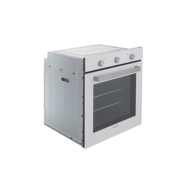 electriQ Plug In Fan Assisted Electric Single Oven - White