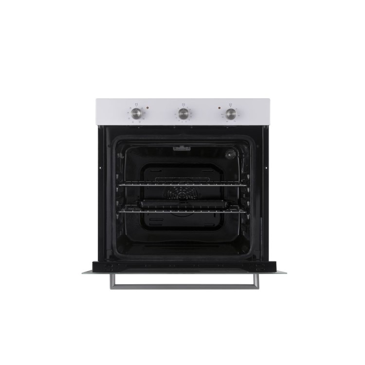electriQ Plug In Fan Assisted Electric Single Oven - White