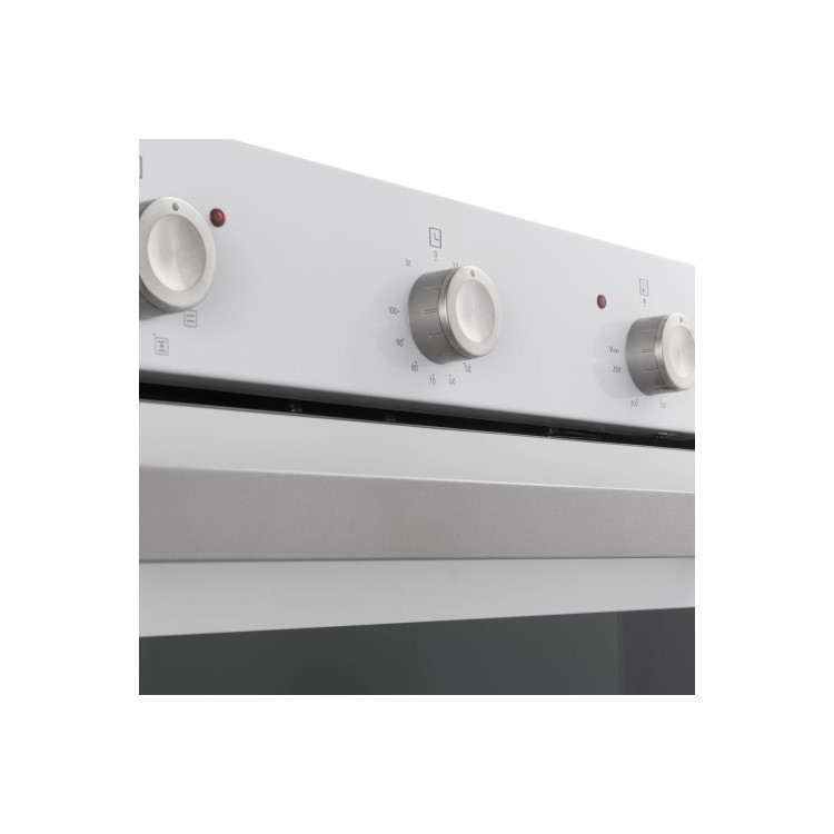 electriQ Plug In Fan Assisted Electric Single Oven - White